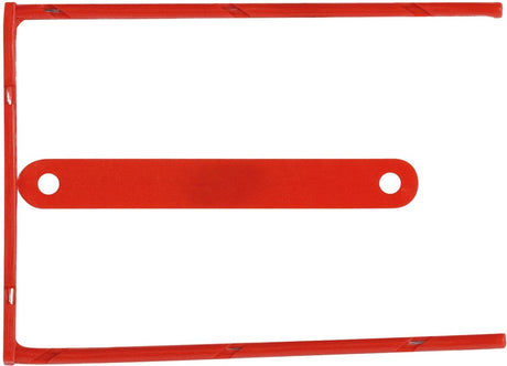 Q-connect Archivordner D-Clip | Karton mit 100 Stück | rot
