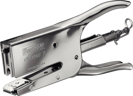 Rapid Classic Heftgerät K1 – bis zu 50 Blatt – Heftklammern Nr. 24 6 Chrom