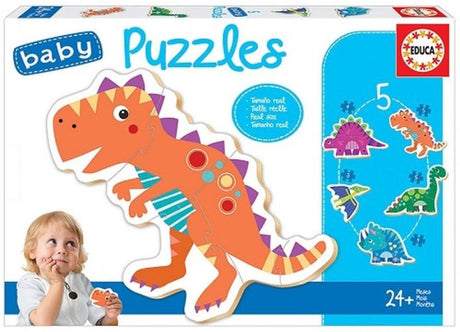 Educa – 5 Rätsel – Dinosaurier