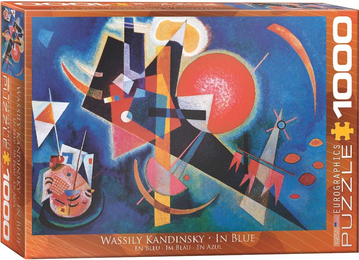 Eurographics – in Blau [im blau] – Wassily Kandinsky – 1000 Teile 68 x 48 cm (B x H) – Kunstpuzzle