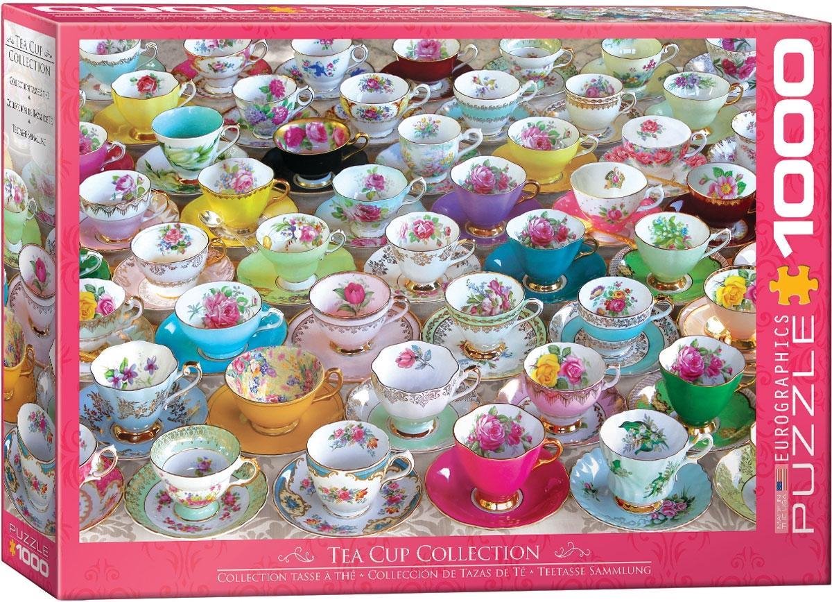 Eurographics – Teetassen-Kollektion [Teetassen-Kollektion] – 1000 Teile 68 x 48 cm (B x H) – Puzzle