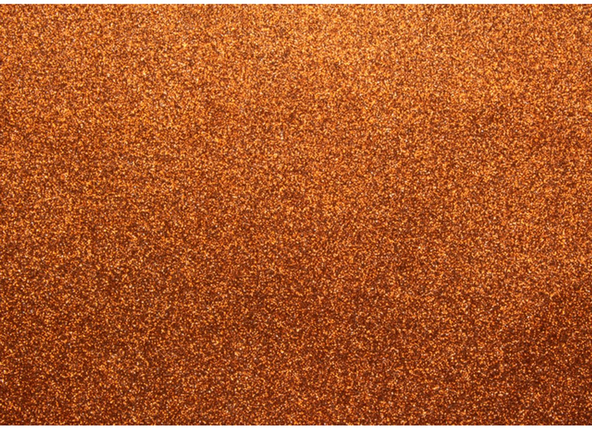 Kangaro glitterkarton - koper - 50x70cm - pak ã 10 vel - k-0060k11