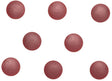 Maul Magnet massiv rund 8 Stück 0,3 kg Kunststoff Ferrit bruchsicher ø 2 x 0,75 cm rot