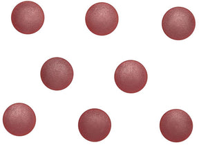Maul Magnet massiv rund 8 Stück 0,3 kg Kunststoff Ferrit bruchsicher ø 2 x 0,75 cm rot