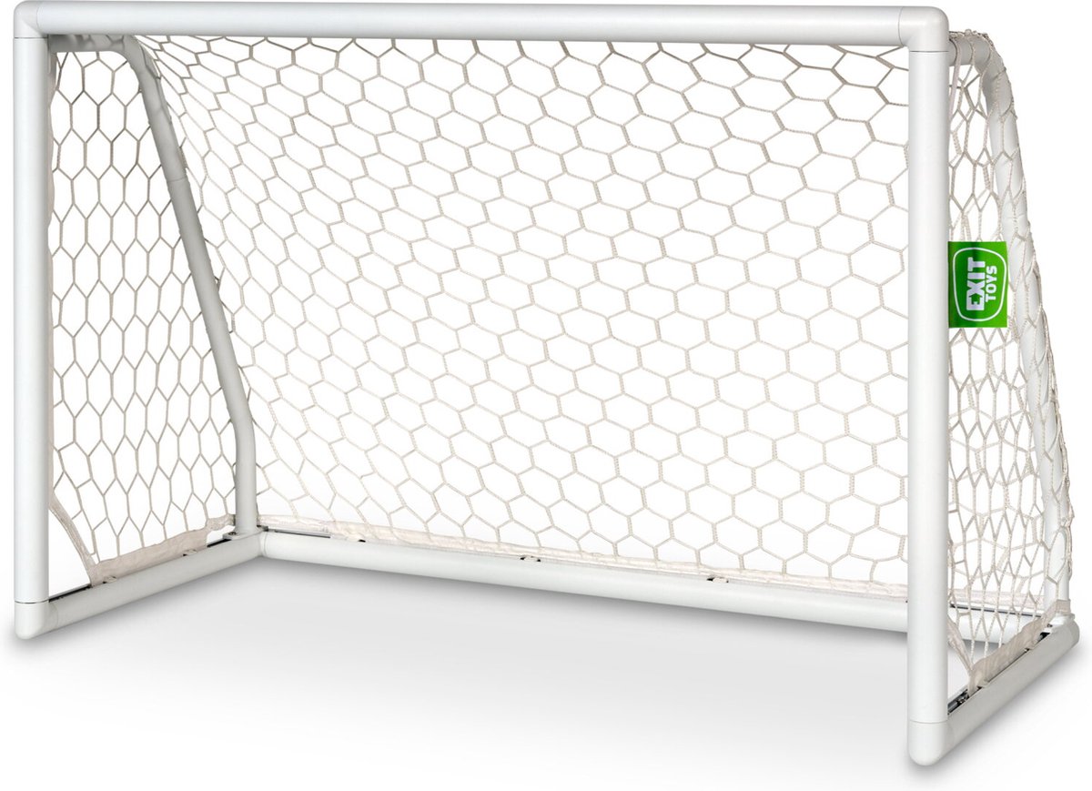 Exit toys exit scala aluminium voetbaldoel 120x80cm - weerbestendig - voetbal goal - voor kinderen - tuin - wit