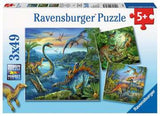 Ravensburger - Dinosaurier 3x49st.