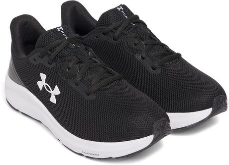 Under Armour UA W Charged Pursuit 4 Damen-Sportschuhe – Schwarz – Weiß