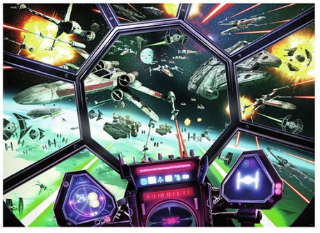 Ravensburger Puzzle Star Wars: Tie Fighter Cockpit – Puzzle – 1000 Teile