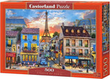 Selecta Castorland-Puzzle „Straßen von Paris“, 500 Teile.