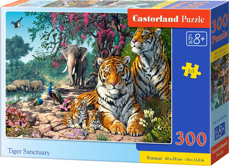 Castorland Tiger Sanctuary – Puzzle – 300 Teile – Tiger – Premium-Qualität