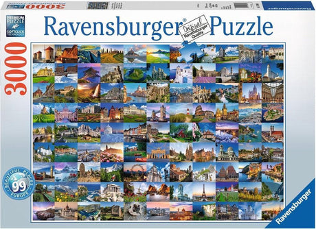 Ravensburger Puzzle 99 schöne Orte in Europa – Puzzle – 3000 Teile
