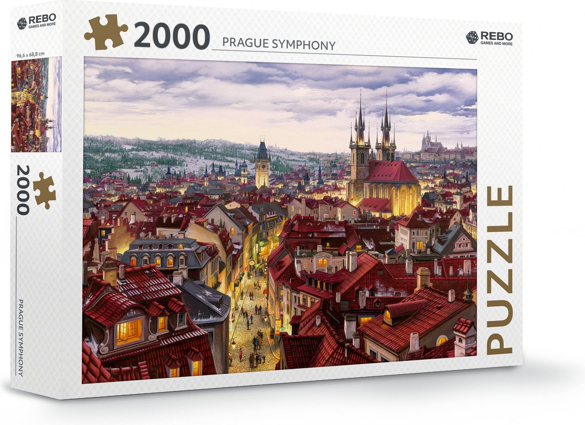 Rebo productions rebo legpuzzel 2000 stukjes - prague symphony