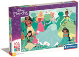 Clementoni Maxi-Puzzle Disney Prinzessin, 104 Teile.