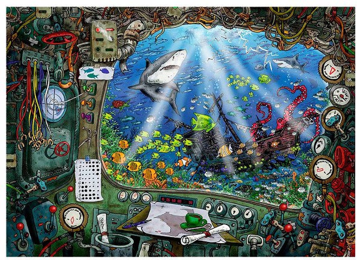 Ravensburger Fluchtpuzzle 4 U-Boot – 759 Teile