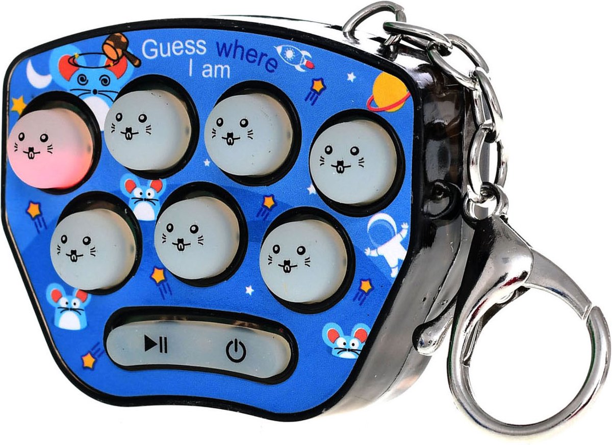Brain Games Hamster Game Key Ring
