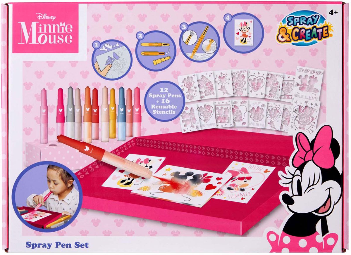 Canenco Minnie Mouse Blasstifte Deluxe-Set