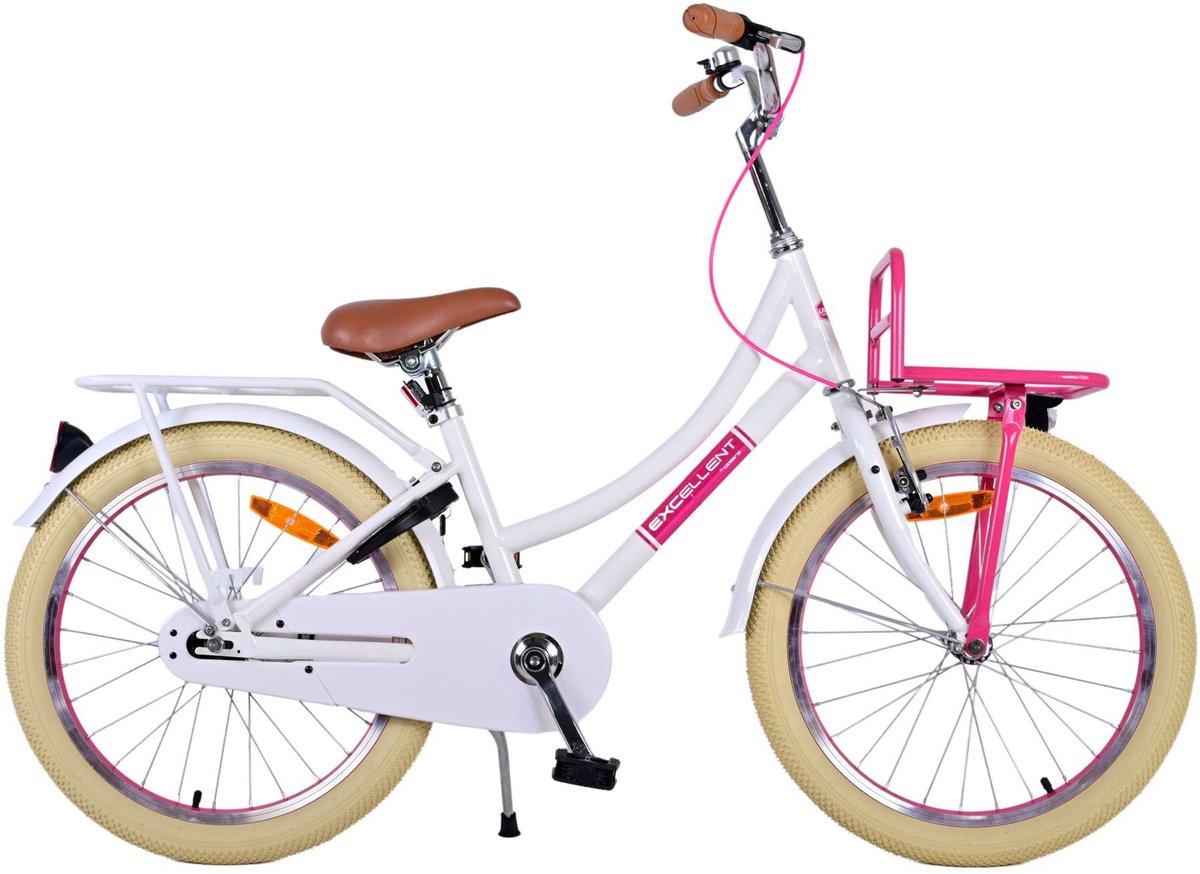 Volare ausgezeichnetes Kinderfahrrad – Mädchen – 20 Zoll – Weiß