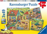 Ravensburger Puzzle Bauernhof - 3x49 Teile - Kinderpuzzle