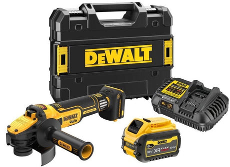 Dewalt dcg409vst1 Akku-Winkelschleifer 125 mm 18 V XR Flexvolt Advantage 6,0 Ah in Tstak