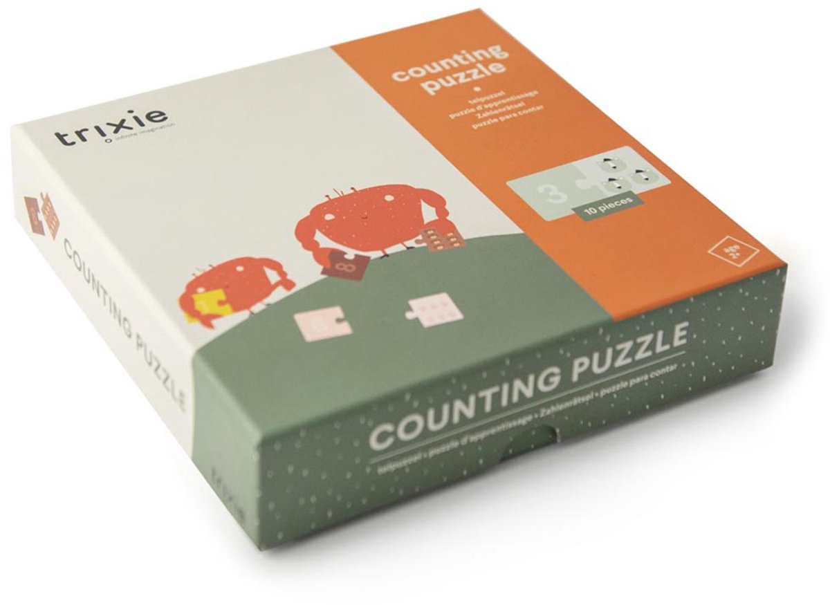 Trixie zählt Puzzle-Tiere