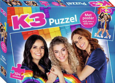 K3-Puzzle – 30,5 x 21,5 cm – 104 Teile