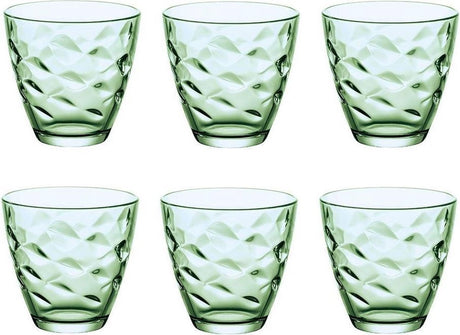 Bormioli Rocco Flora Verde Gläser 260 ml – grün – Set 6