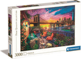 Clementoni Puzzle Manhattan Balkon Sonnenuntergang, 3000st.