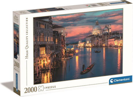 Clementoni – Puzzle – 2000 Teile – Der prächtige Canal Grande – Puzzle für Erwachsene – hochwertige Sammlung