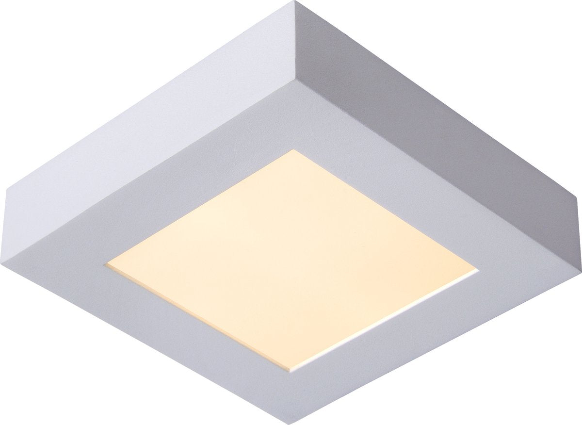 Lucide Brice-LED - Deckenleuchte (Deckenleuchte) Badezimmer - LED dimmbar - 1x15W 3000K - IP44 - Weiß