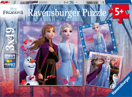 Ravensburger Puzzles Disney Frozen 2 – 3 x 49 Teile – Kinderpuzzle