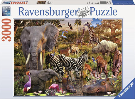 Ravensburger Puzzle Afrikanische Tierwelt - Puzzle - 3000 Teile