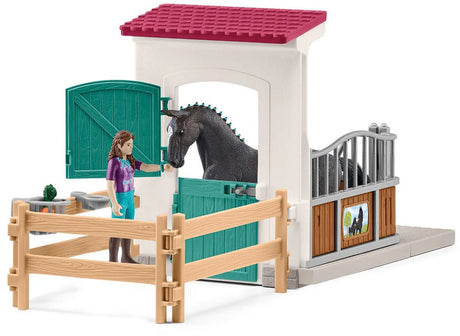 Schleich Pferdebox-Spielzeugset mit Lisa und Storm – Pferdeclub.