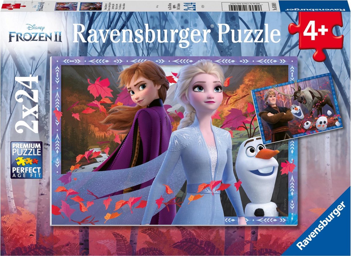Ravensburger Puzzle Disney Frozen 2 – 2x24 Teile – Kinderpuzzle