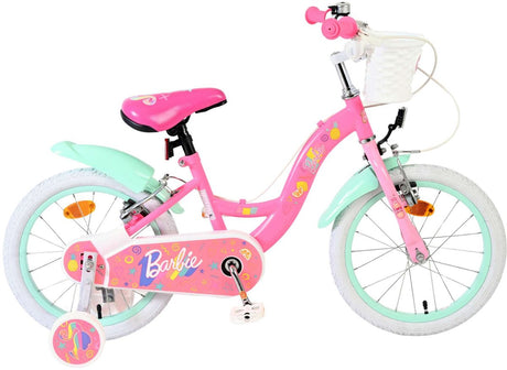 Volare Barbie Kinderfahrrad – Mädchen – 16 Zoll – Pink – zwei Handbremsen