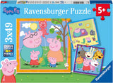 Ravensburger Familie und Freunde von Peppa Pig Bein Puzzle, 3x49st.