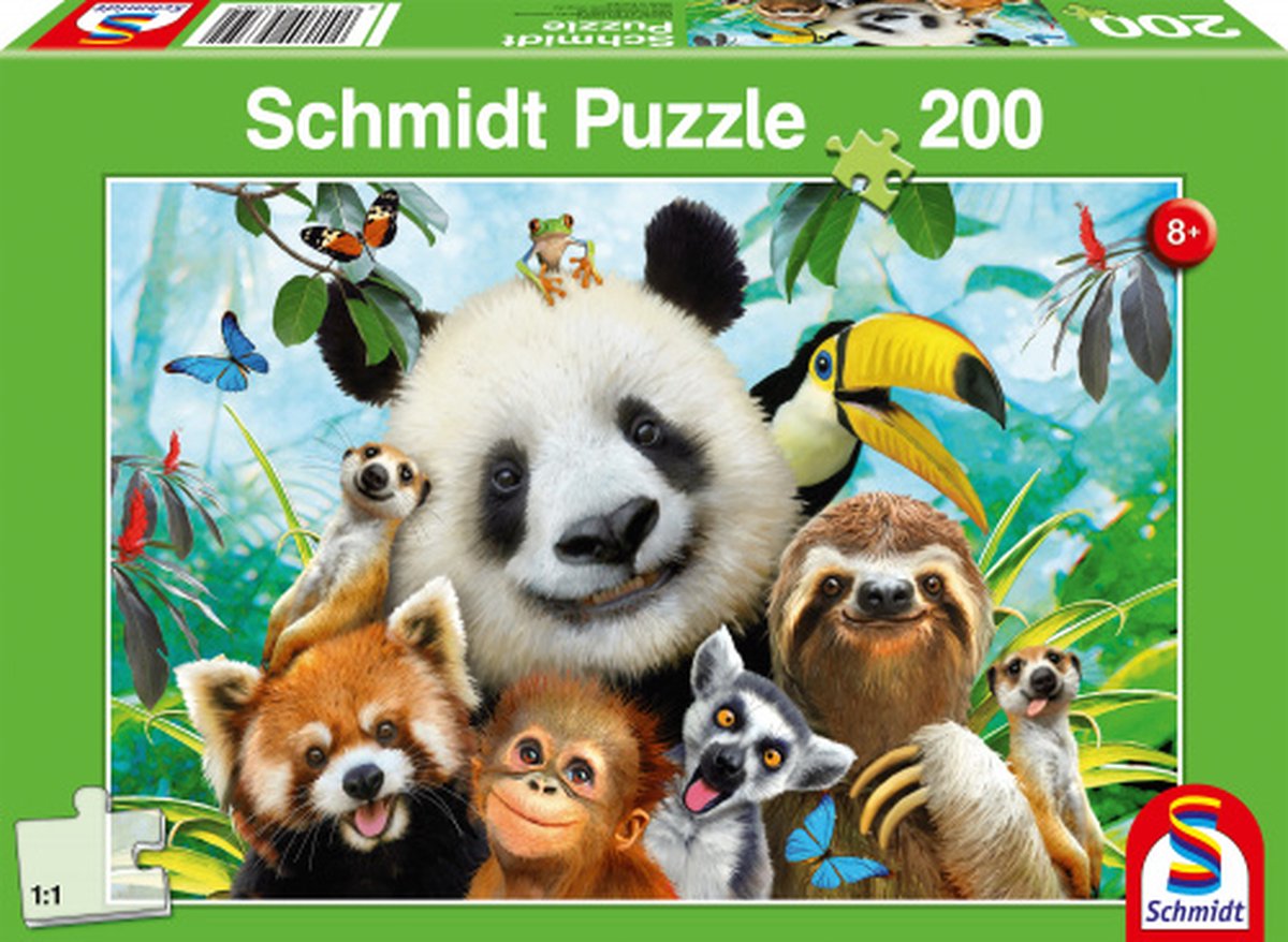 Schmidt - Puzzle - einfach tierisch! - 200 Teile - Kinder - ab 8 Jahren