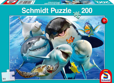 Schmidt - Puzzle - Unterwasserfreunde - 200 Teile - Kinder - ab 8 Jahren