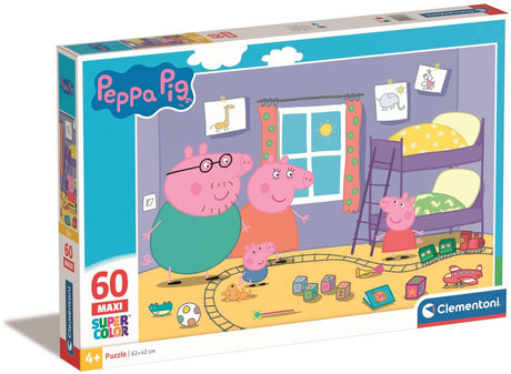 Clementoni - Puzzle - 60 Maxiteile - Peppa Pig - Kinderpuzzle - ab 4 Jahren