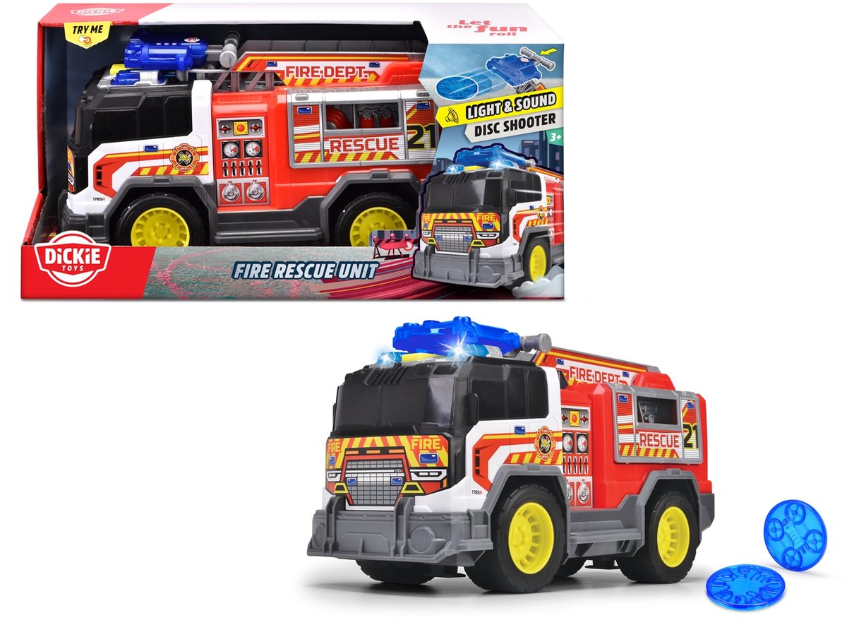 Dickie Fire Truck mit Licht und Geräusch