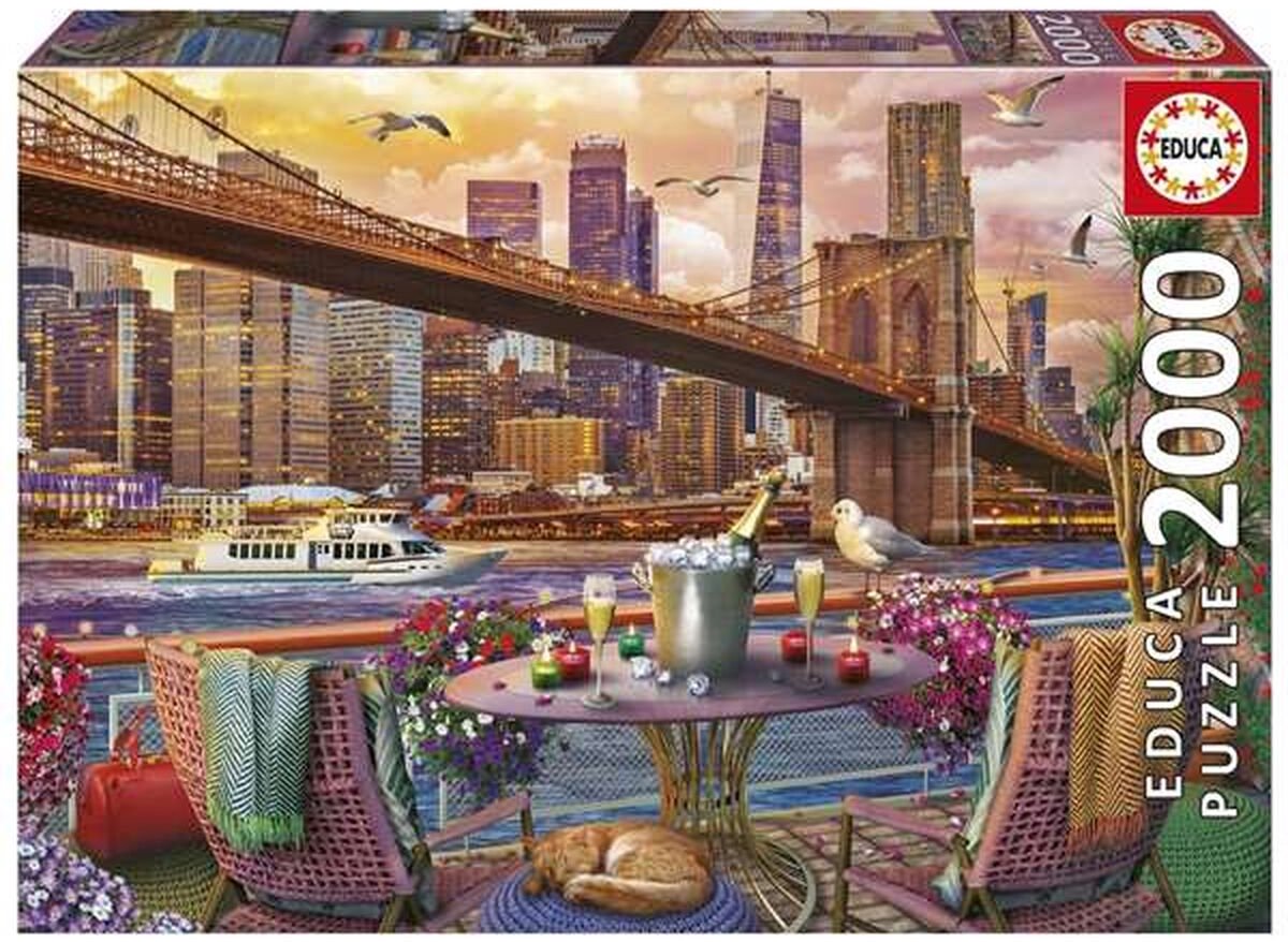 Educa-Puzzle „NY Romance“, 2000 Teile, Erwachsenenpuzzle.