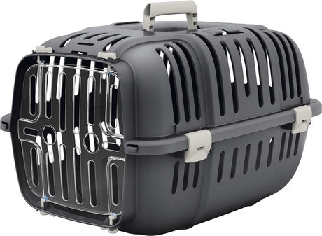 Ferplast Transportbox Jet 10 - Katzentransportbox - 47x32x29 cm grau