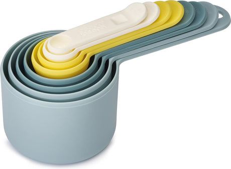 Joseph Joseph Nest Messlöffel – Messbecher – Set mit 8 Stück – Farbmischung Opal