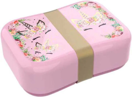 Lunch Buddies Lunchbox mit Riemen, Einhorn-Blume