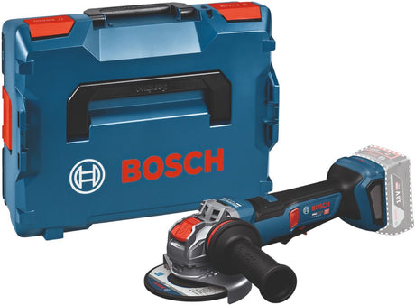 Bosch Blue GWS 18V-11 PS Profi-Akku-Winkelschleifer | 125mm | ohne Batterien und Ladegerät in L-Boxx – 06019n4301