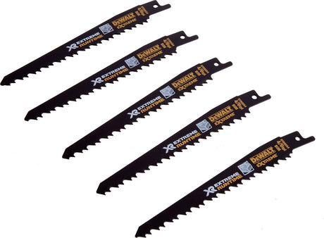 Dewalt Zubehör dt99554-qz xr 152 mm 6tpi Säbelsägeblätter (5 Stück) – dt99554-qz