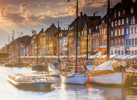 Ravensburger Puzzle sonnenunt.in Kopenhagen, 500 Teile.
