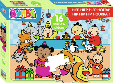 Bumba Puzzle Hip Hip Hip Hurra, 16 Teile.