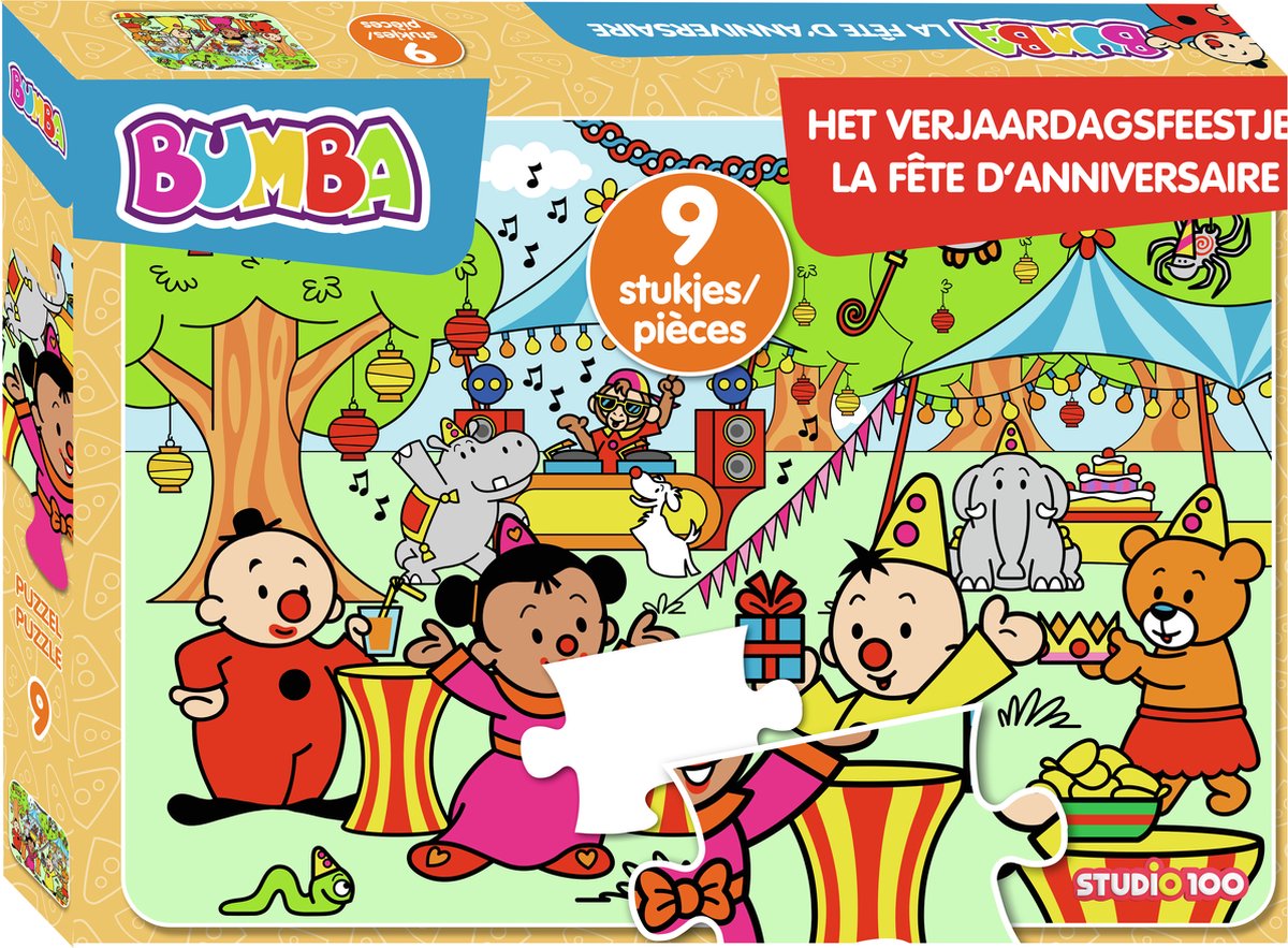 Bumba-Puzzle „Geburtstagsparty“, 9-teilig.
