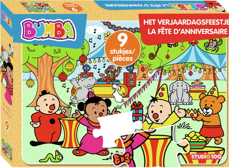 Bumba-Puzzle „Geburtstagsparty“, 9-teilig.