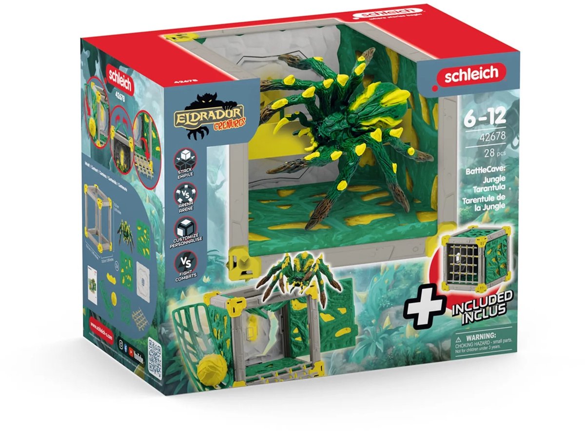 Schleich Eldrador BattleCave Dschungelvogelspinne